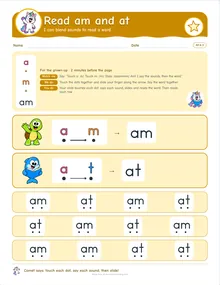 Day 11 sheet: Read am and at