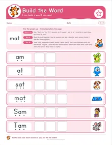 Day 14 sheet: Build the Word