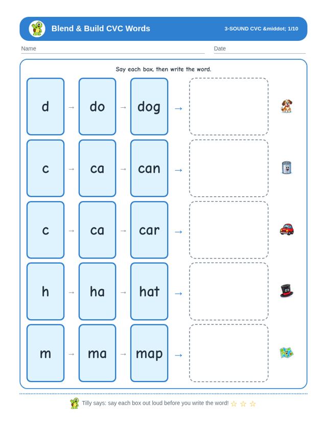 Blending Buildup Bundle sample page