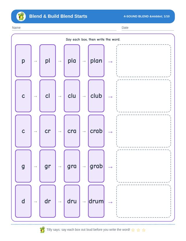 Blending Buildup Bundle: sample page 3