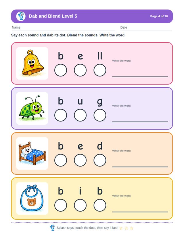Dab and Blend Level 5: sample page 3
