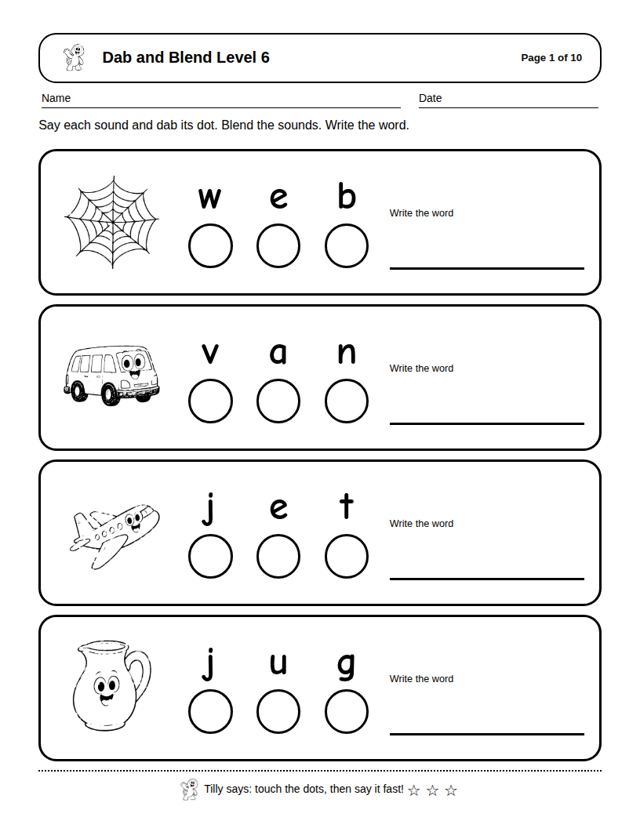 Dab and Blend Level 6: sample page 4