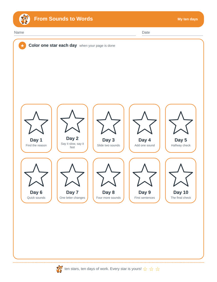 The star chart