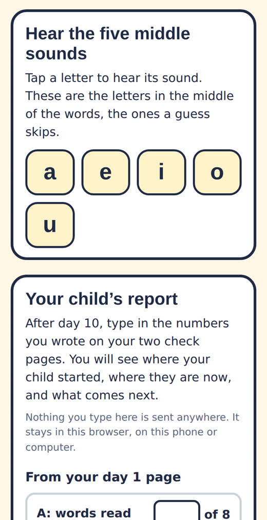 The five middle sounds on a phone