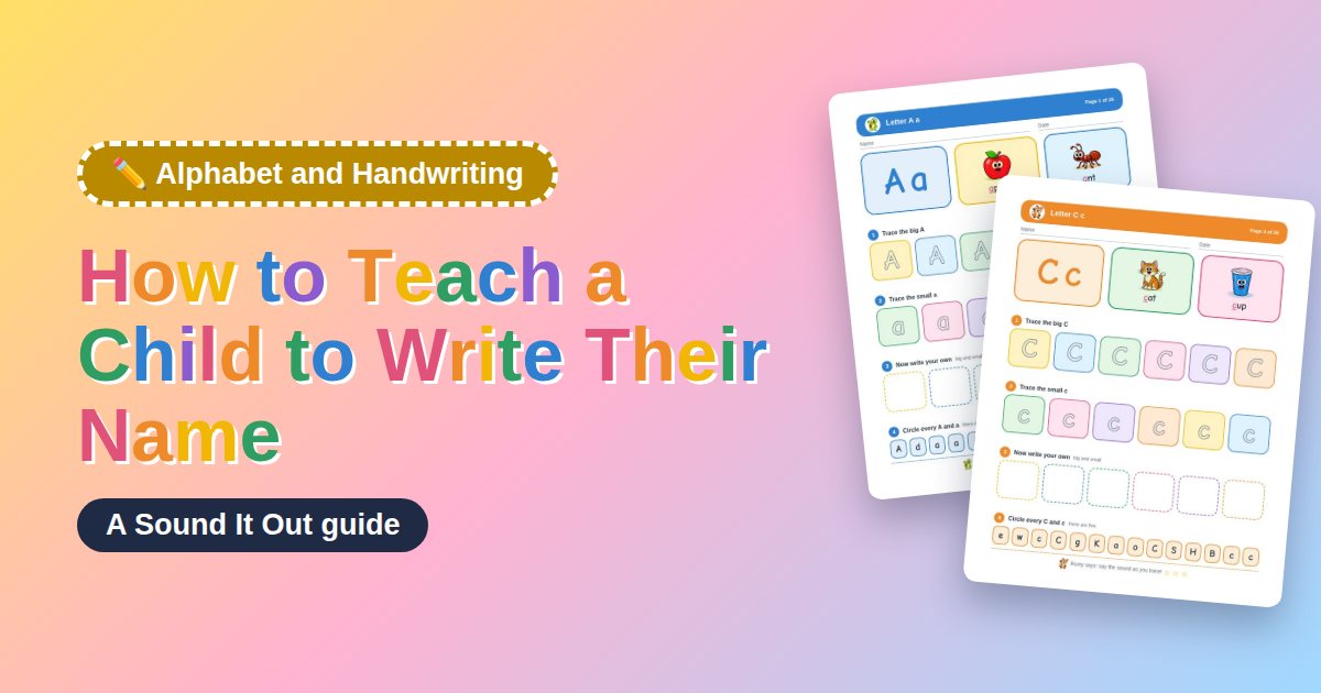How to Teach a Child to Write Their Name