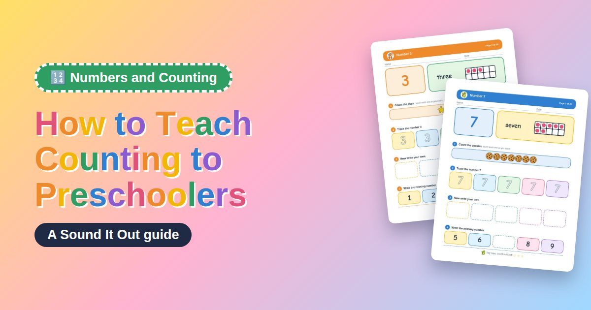 How to Teach Counting to Preschoolers