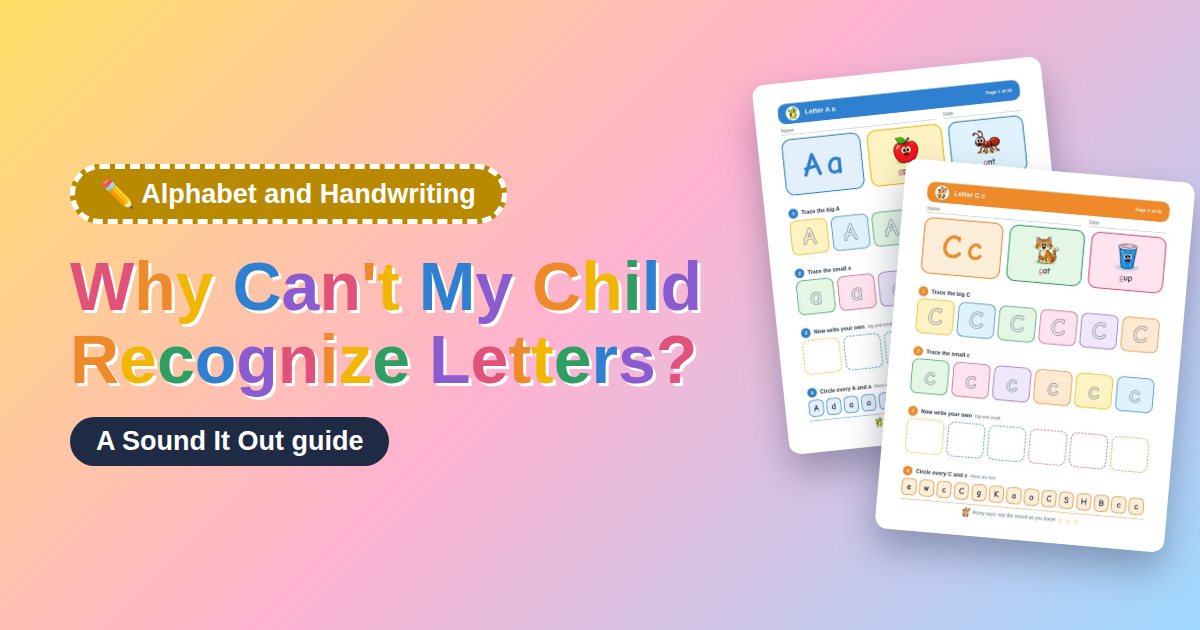 Why Can't My Child Recognize Letters?