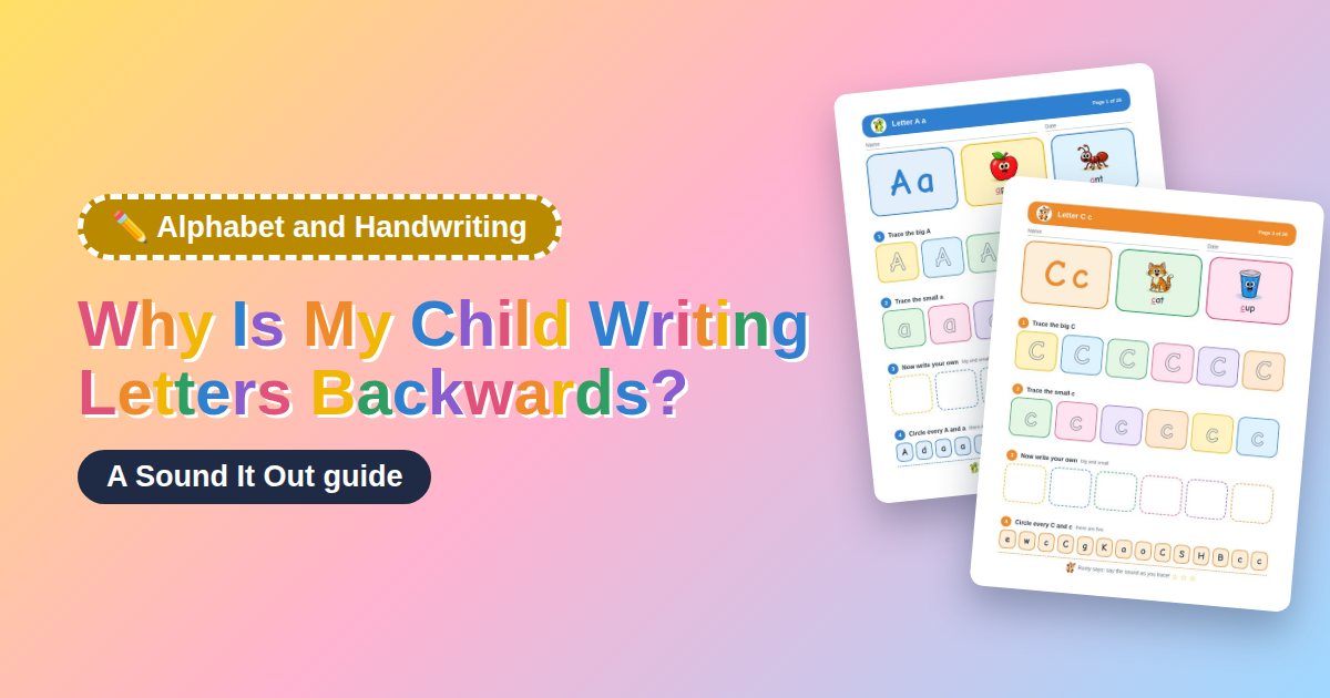 Why Is My Child Writing Letters Backwards?