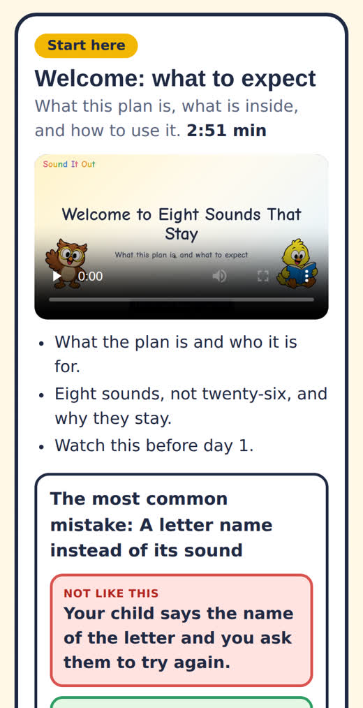 Your videos on a phone