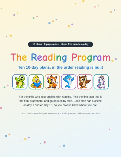A page of the program guide