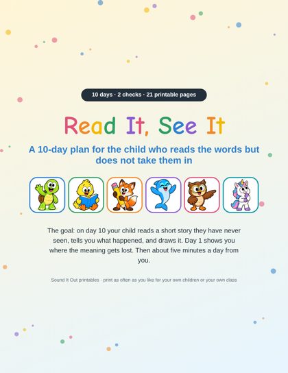 The cover of Read It, See It