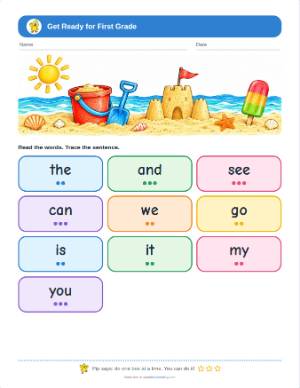 Kindergarten summer packet