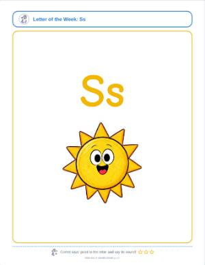 Letter of the week worksheet maker